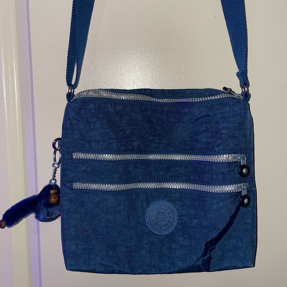 Blue Kipling cross body bag